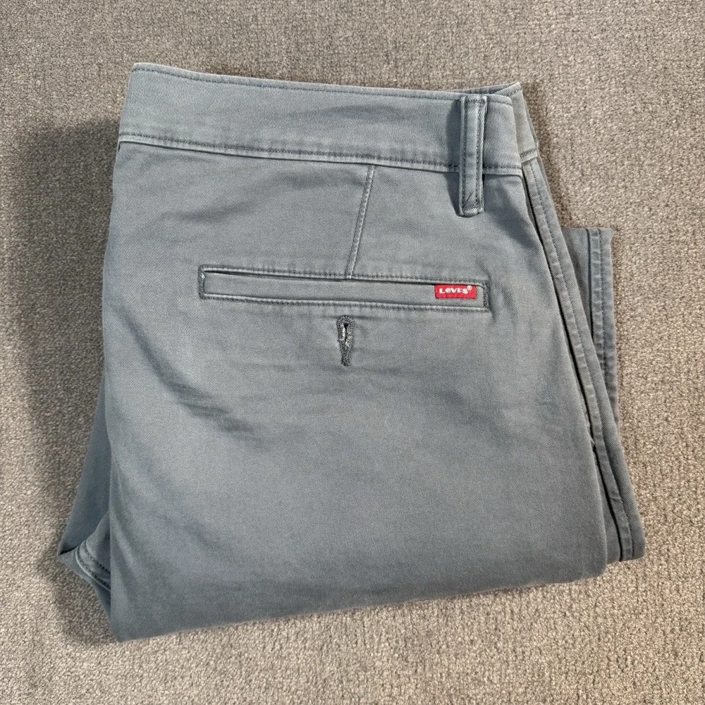 Levi's XX Chino Standard Taper Pants Men's Size 36x29 Gray Medium Wash